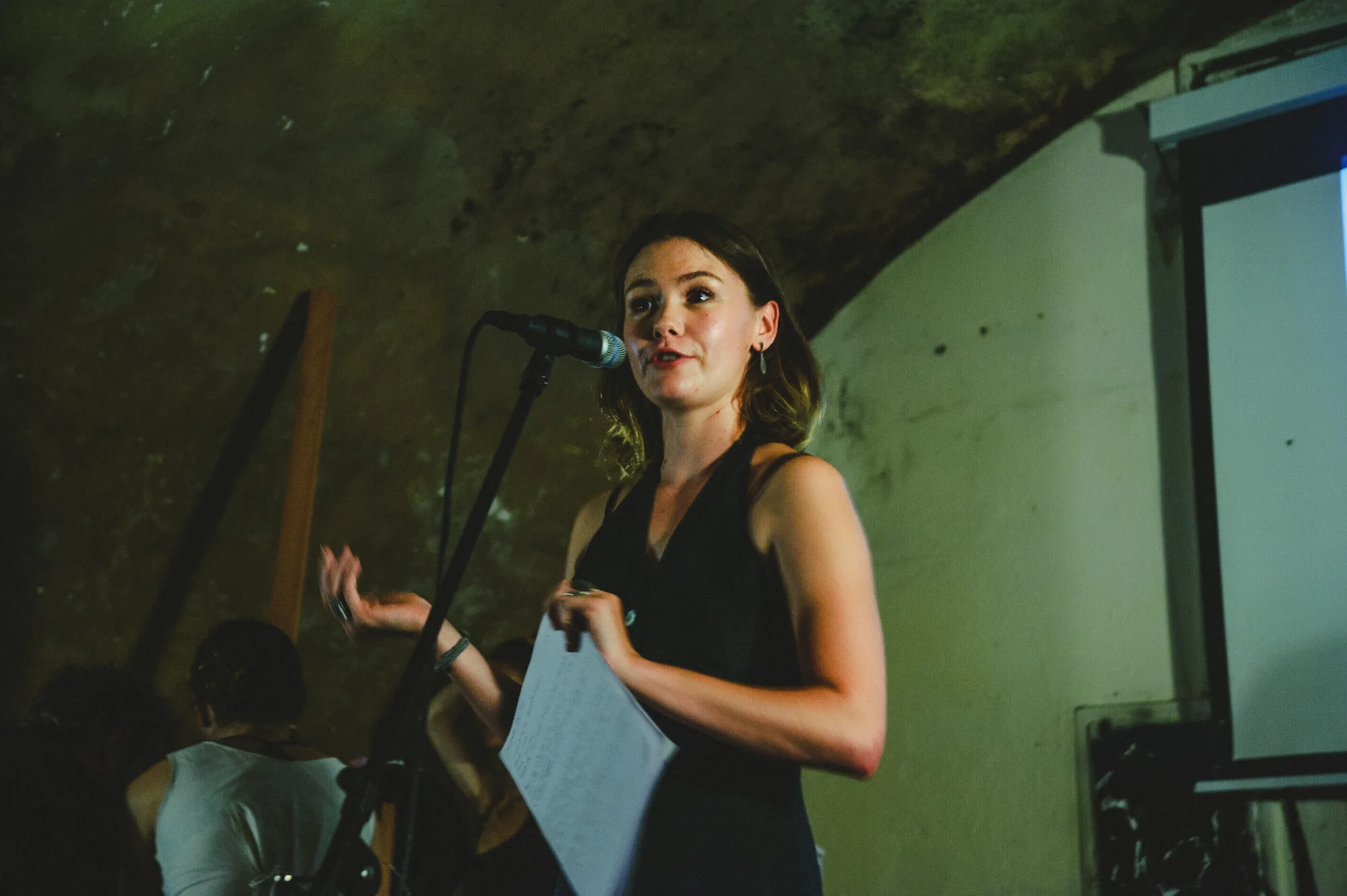 Florence Williams reading at Sound of June (Photo by Julie Orlová)