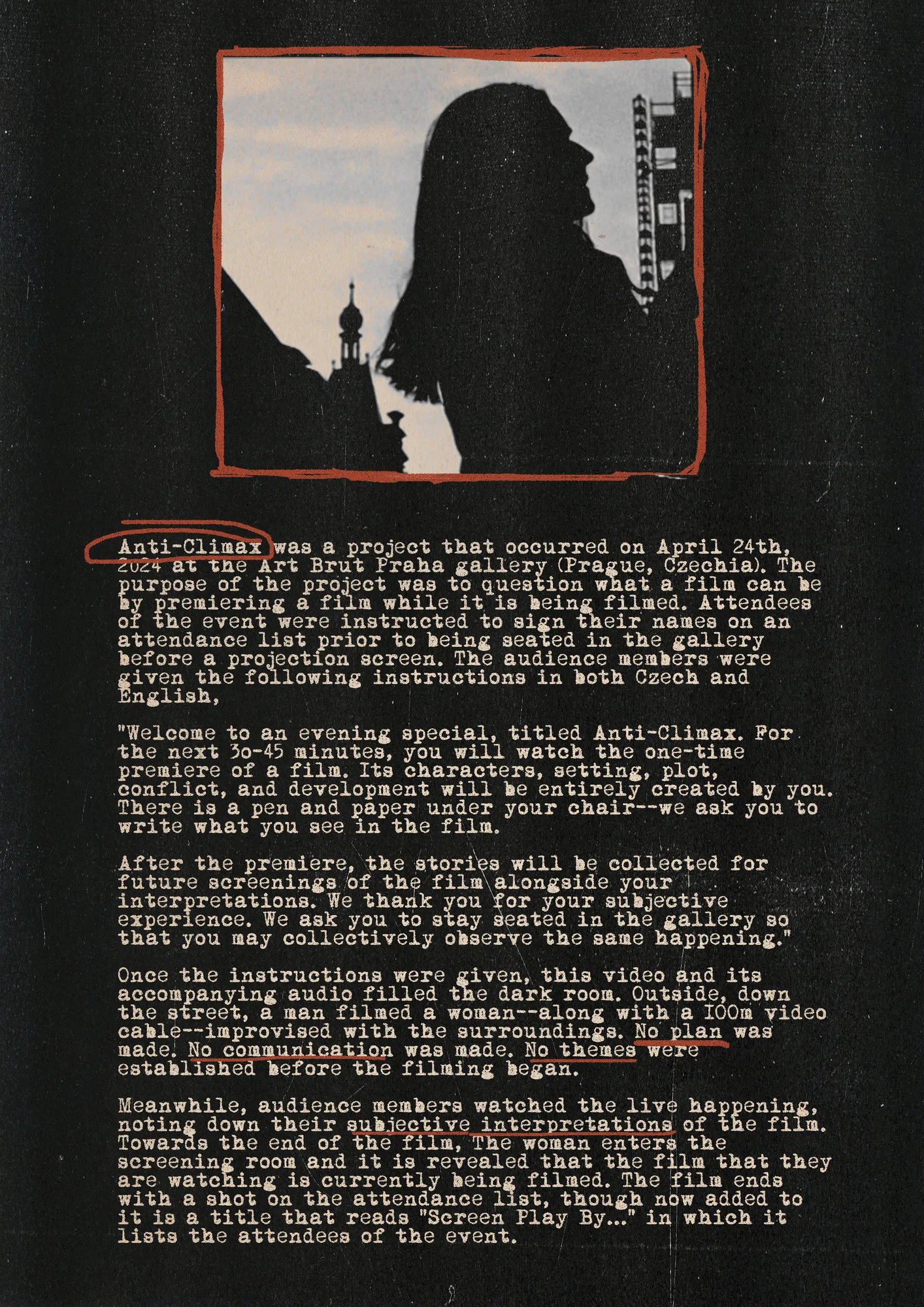 Anti-climax (2024) film description