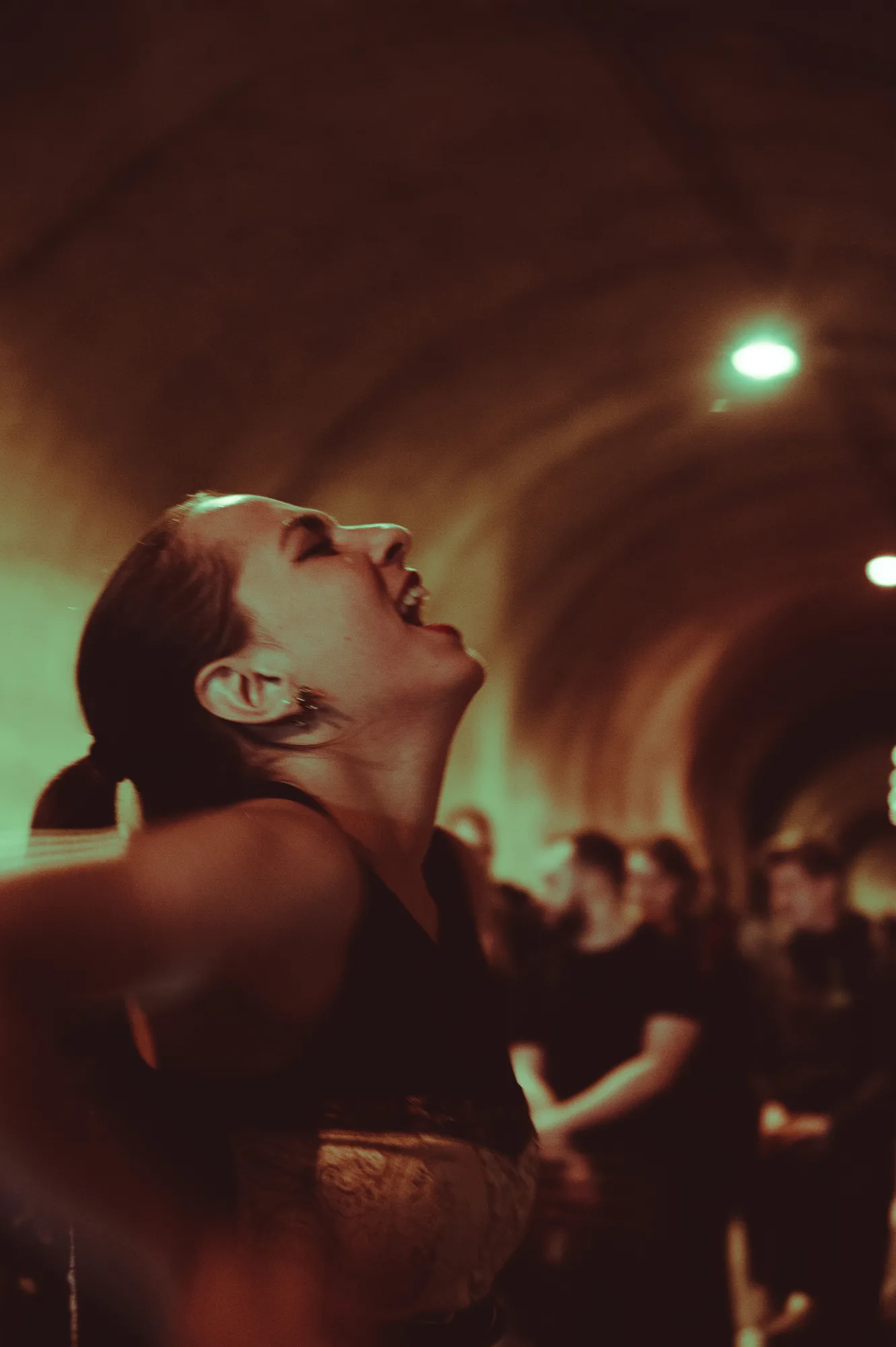 Adéla Hrdličková performing at Tunnel Vision(s)