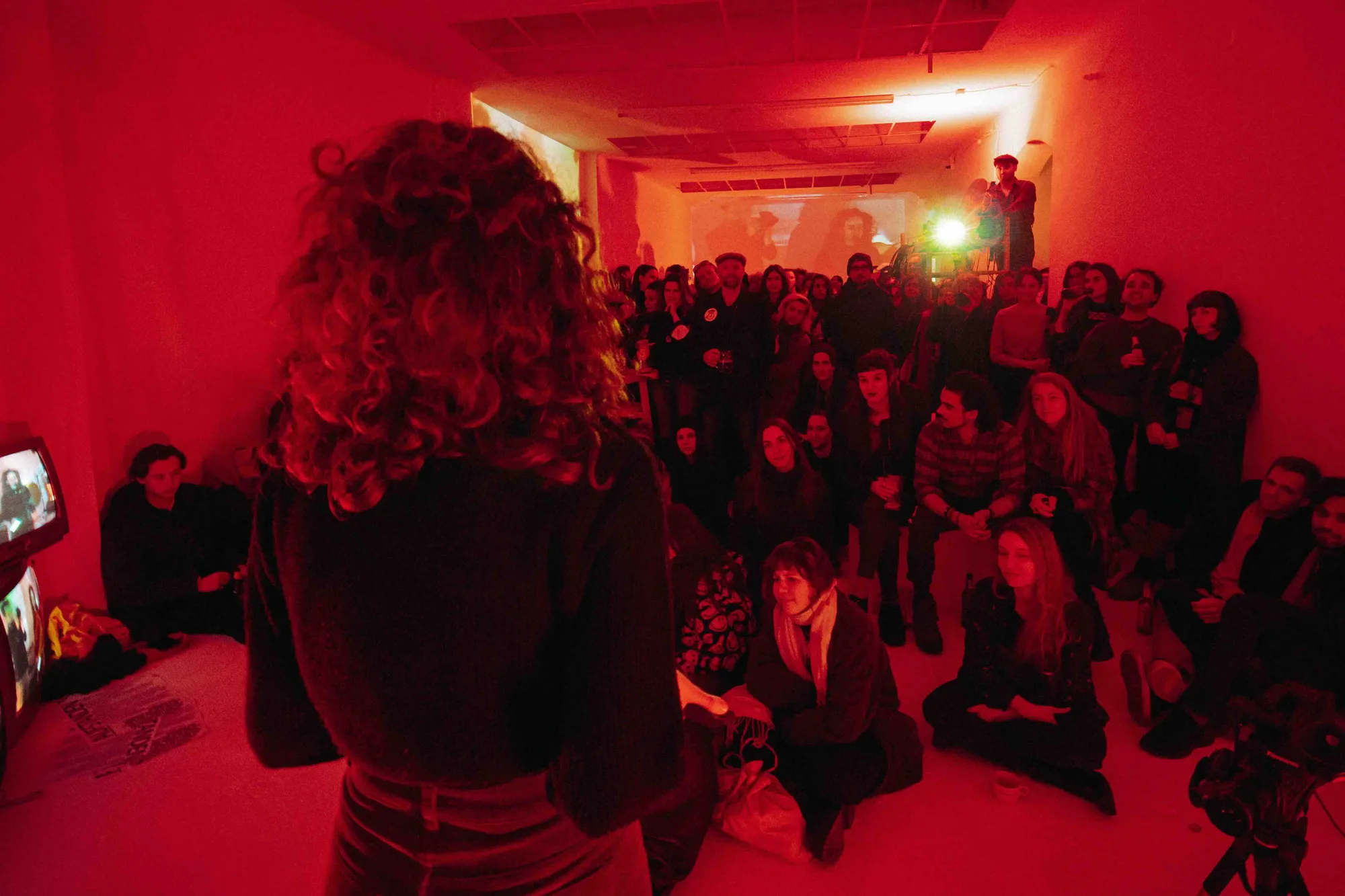 Roksan Mandel presenting at Thought & Beat (Photo by Eduard Germis)