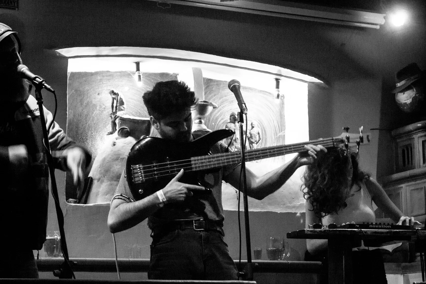 Tyko Say performing in Warm Braník
