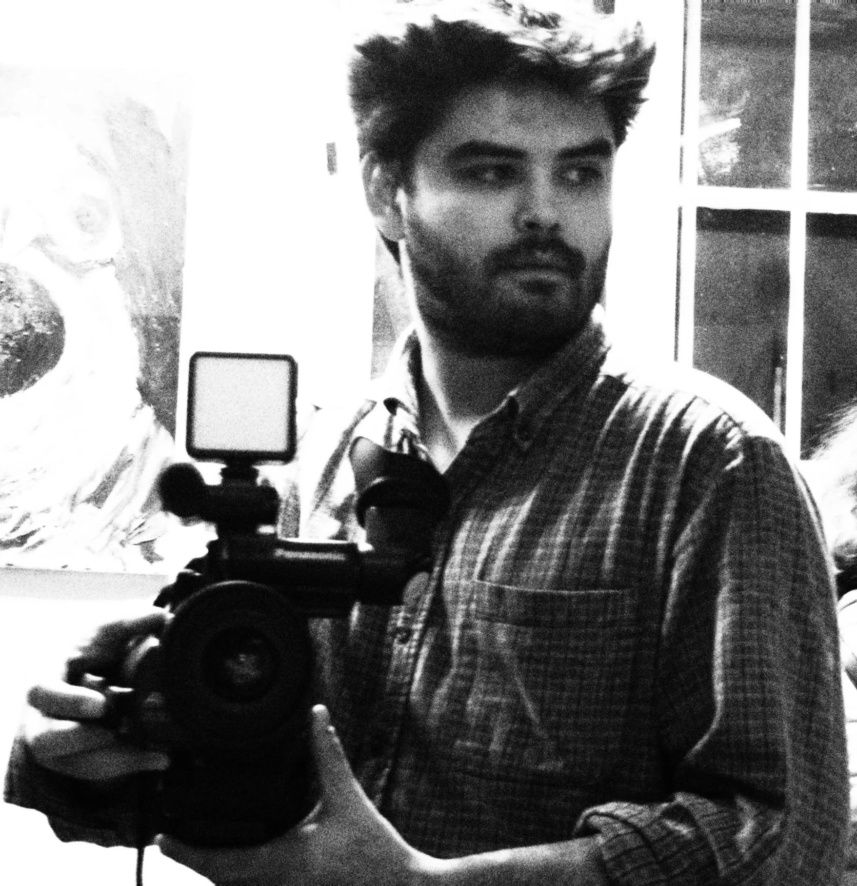 Tyko Say filming for Existence is Resistance (Photo by Louis Armand)
