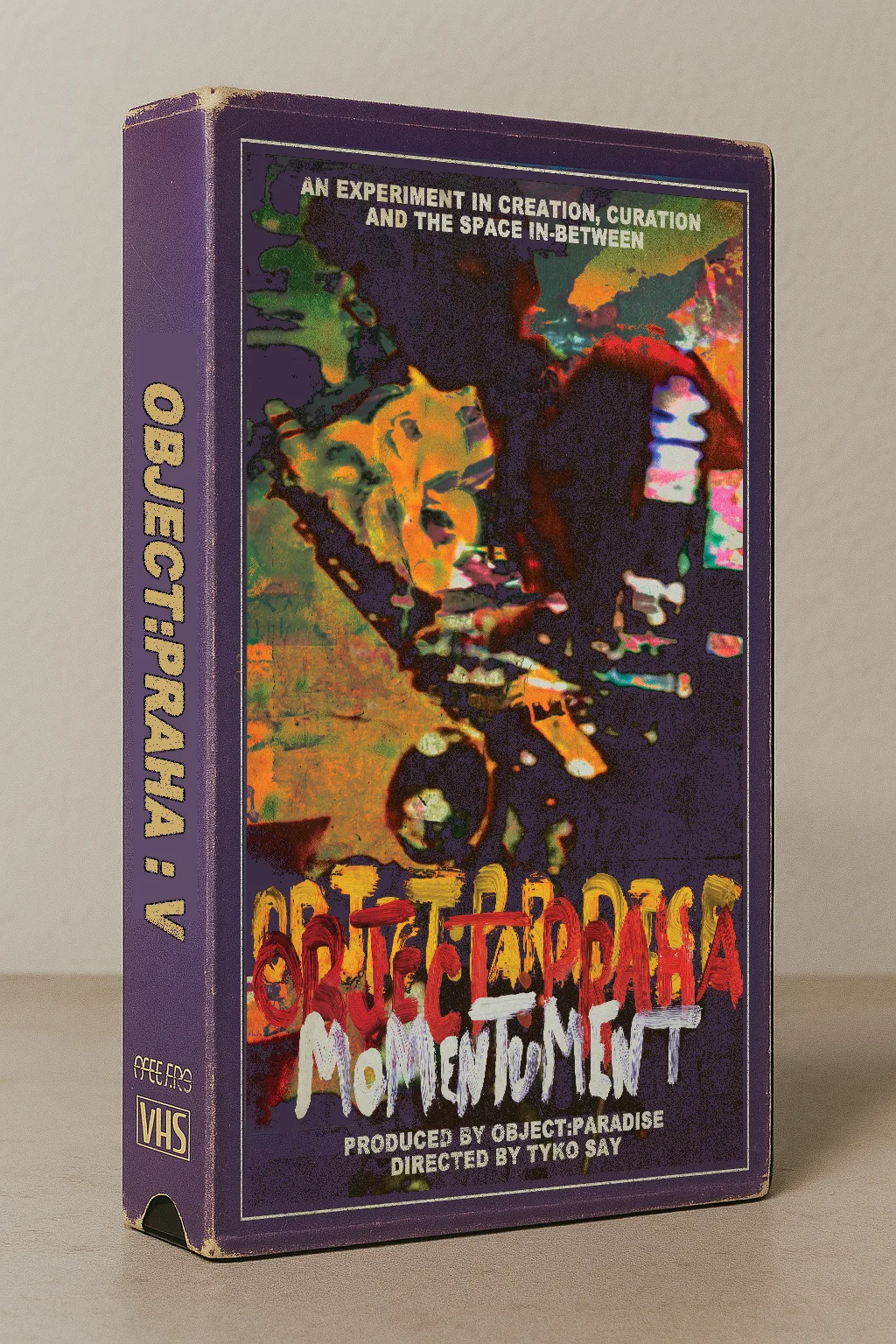 OBJECT:PRAHA V : Momentument VHS Tape Cover, OBJECT:PARADISE