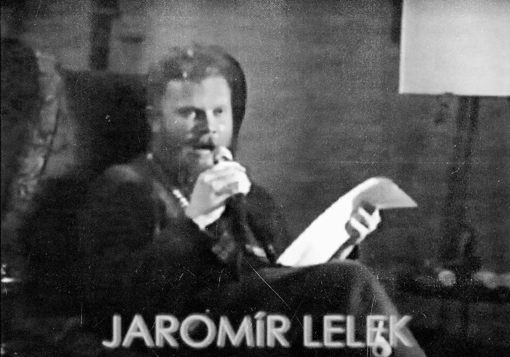 Jaromír Lelek reading at Channels of Communication