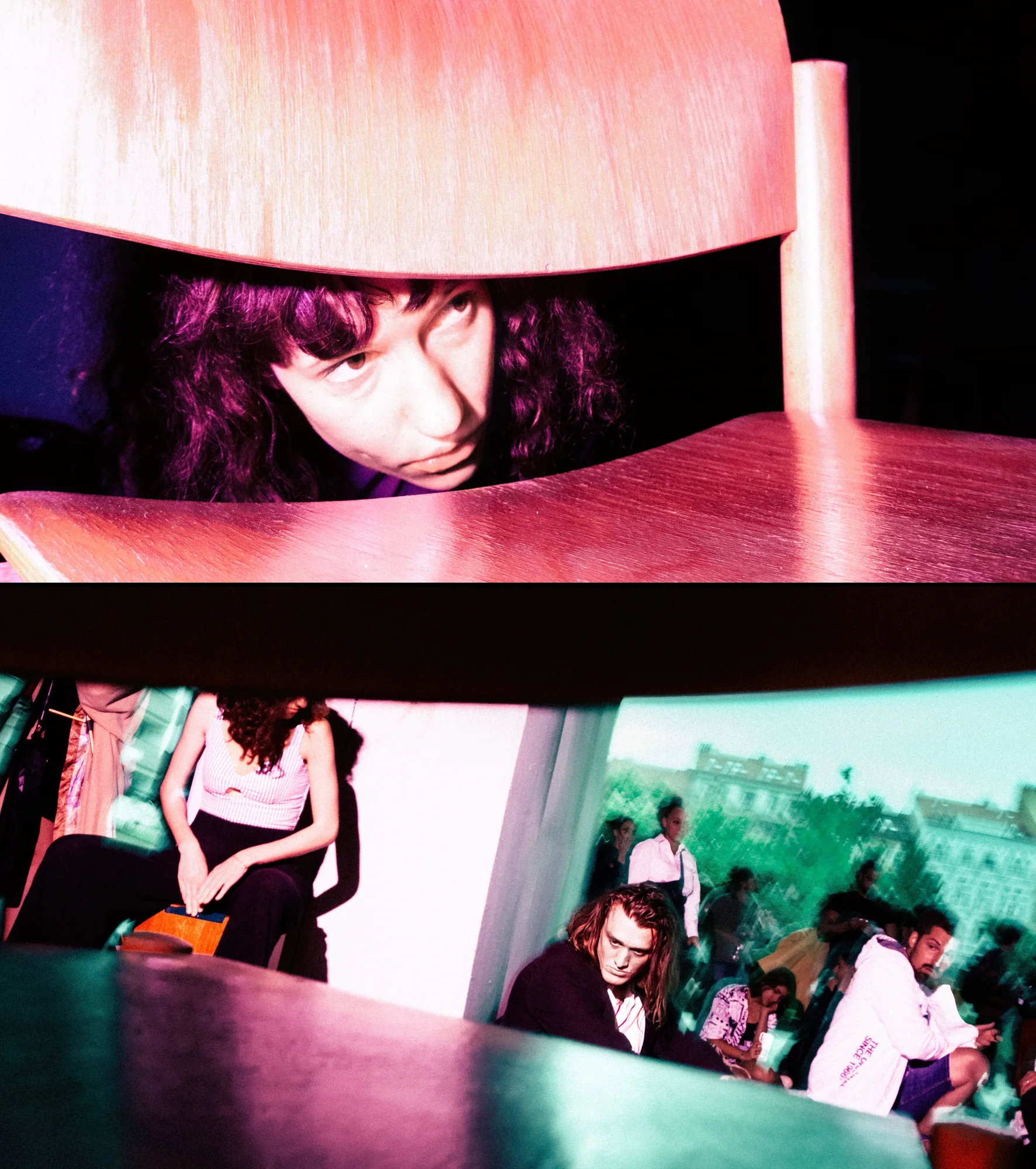 Lenka Bondorová and Honza Dibitanzl performing at Excuse me, Žižkov (Photo by Eduard Germis)