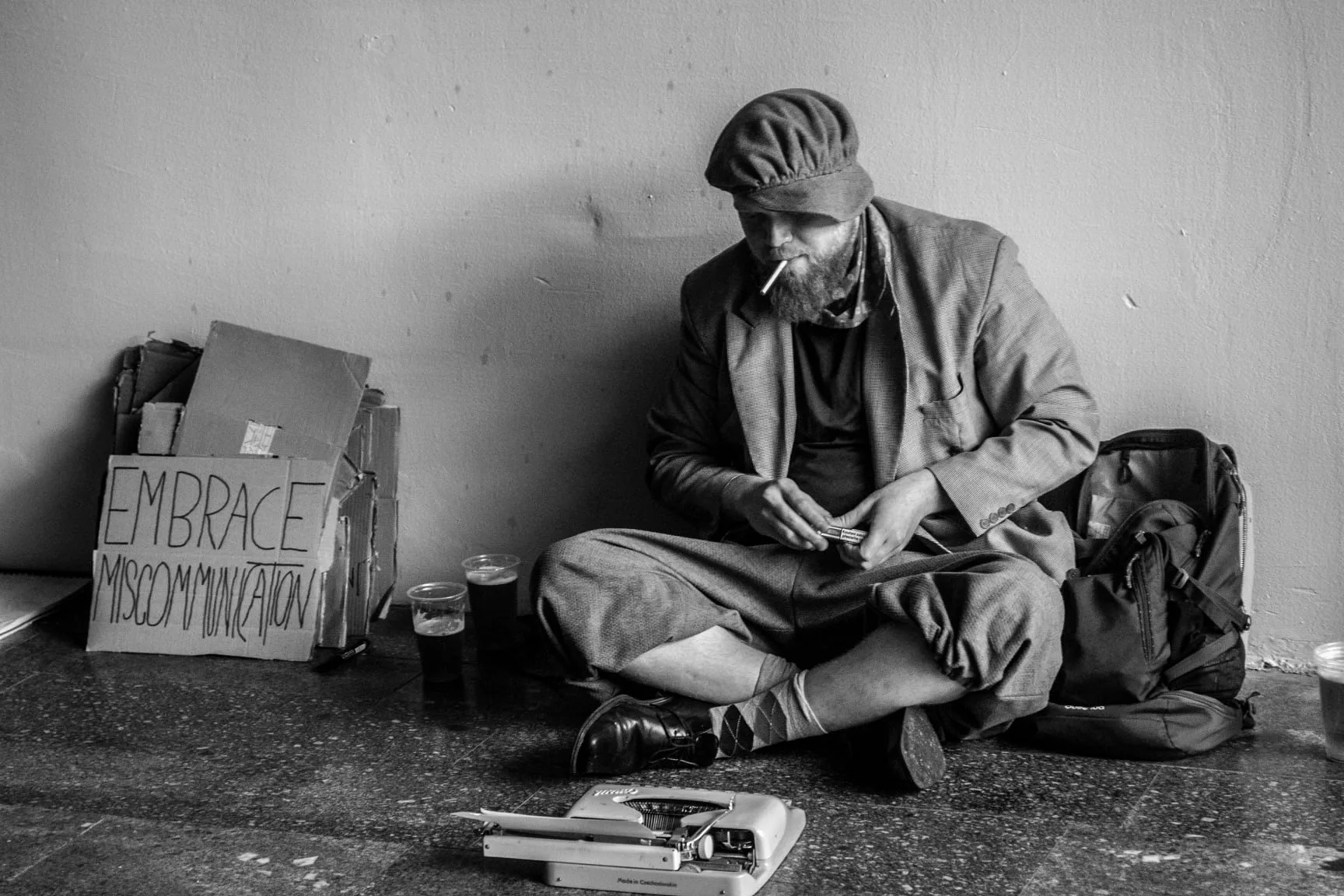 Jaromír Lelek at Excuse me, Žižkov (Photo by Jan Černý)