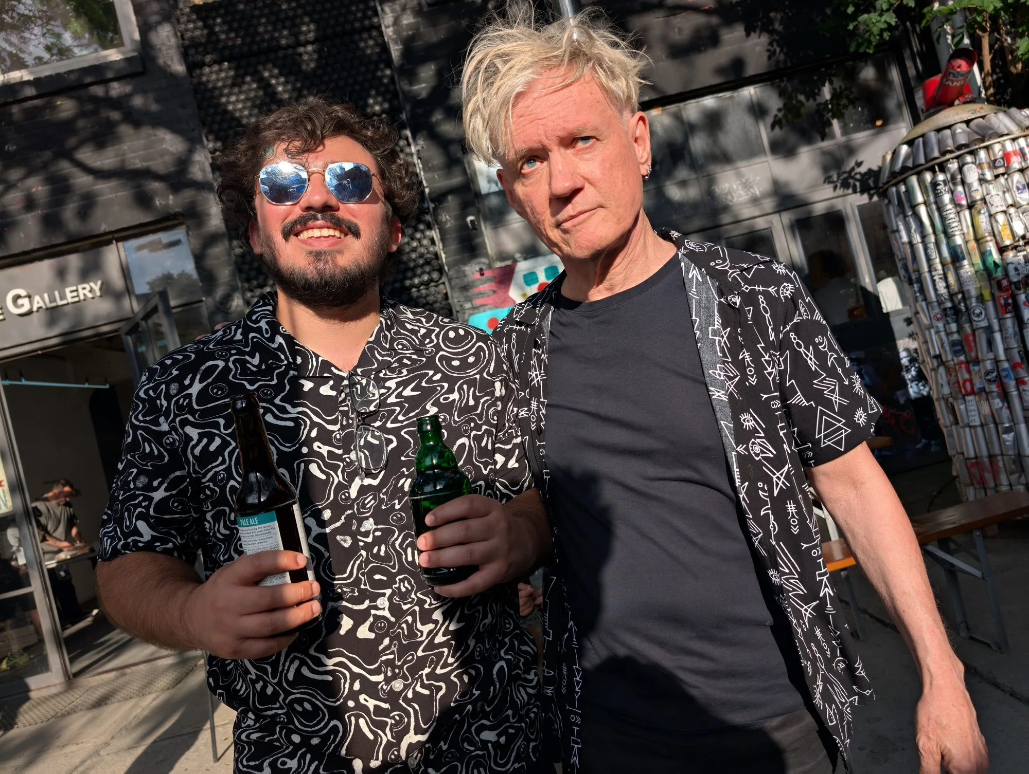 Nic McDonald and Robert Carrithers at the Berlin premiere of Momentument