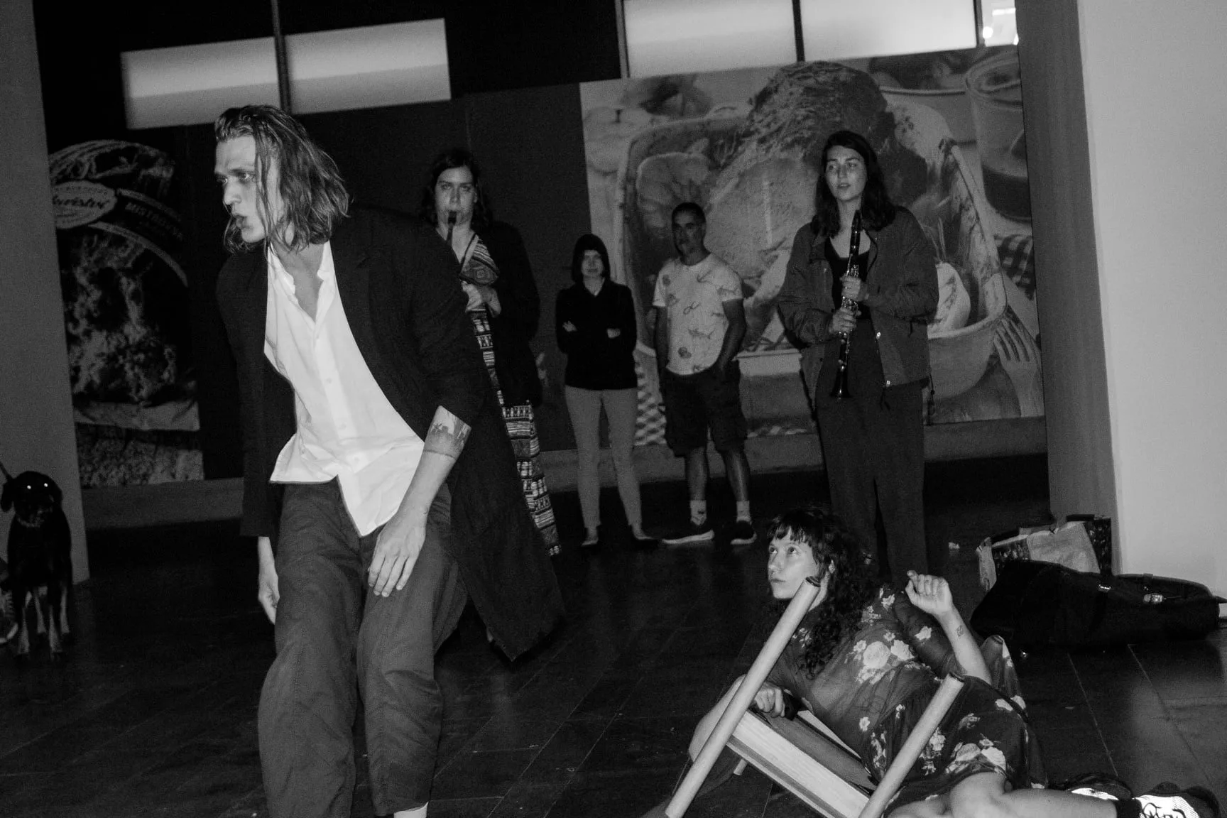 Honza Dibitanzl and Lenka Bondorová performing at Excuse me, Žižkov (Photo by Jan Černý)