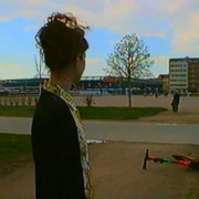 Lenka Bondorová Reads on the Charles Bridge